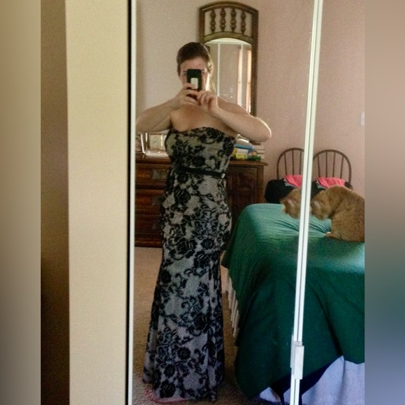 NWOT Yellow Star for Modcloth Operatic Occasion Prom/Evening Gown Sz L USA - Picture 6 of 6